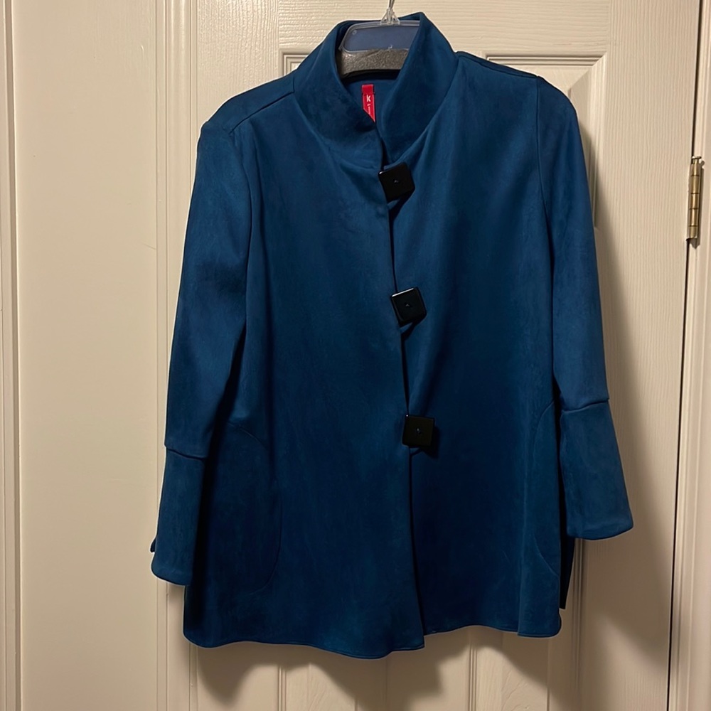 Blue Suede jacket, lightly worn